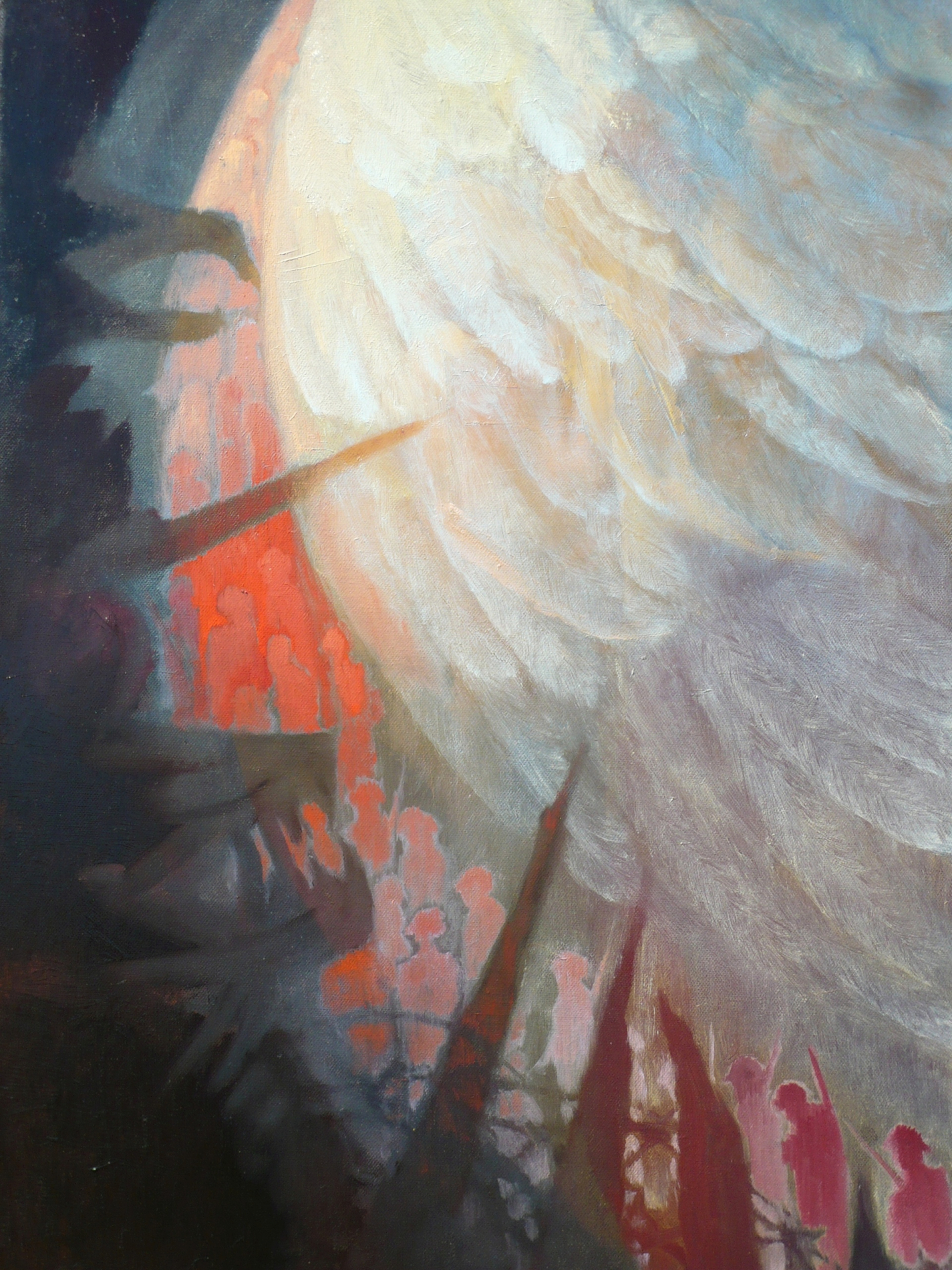 Szárny fölötte 50x70 cm 2014