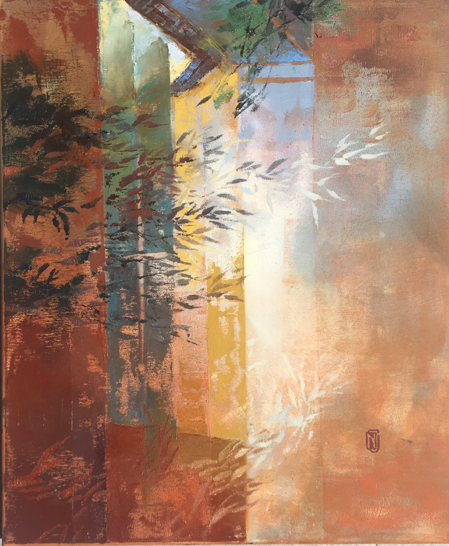 Ablakon át 50x60 cm 2020