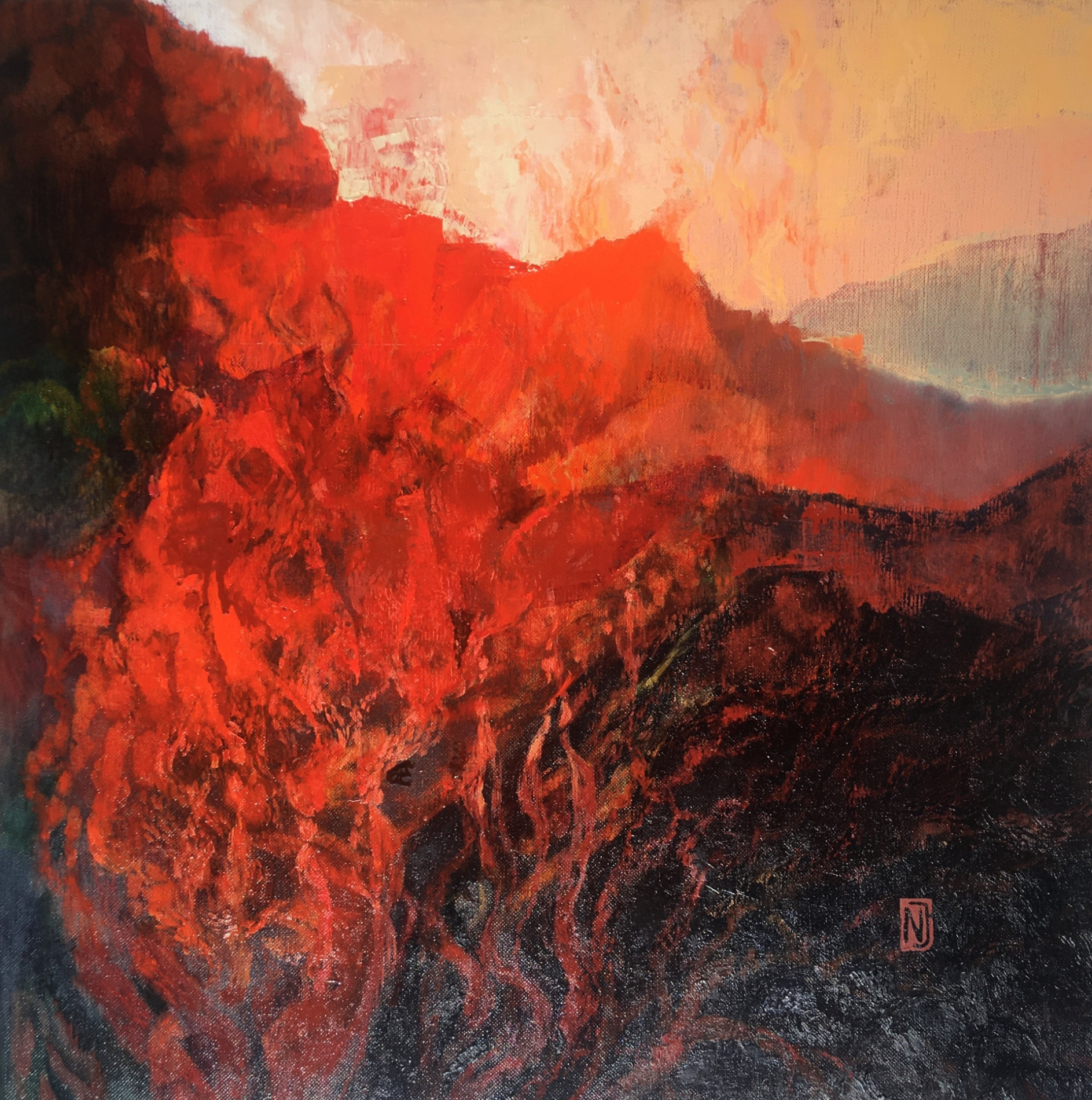 Gyökerek 60x60 cm 2017