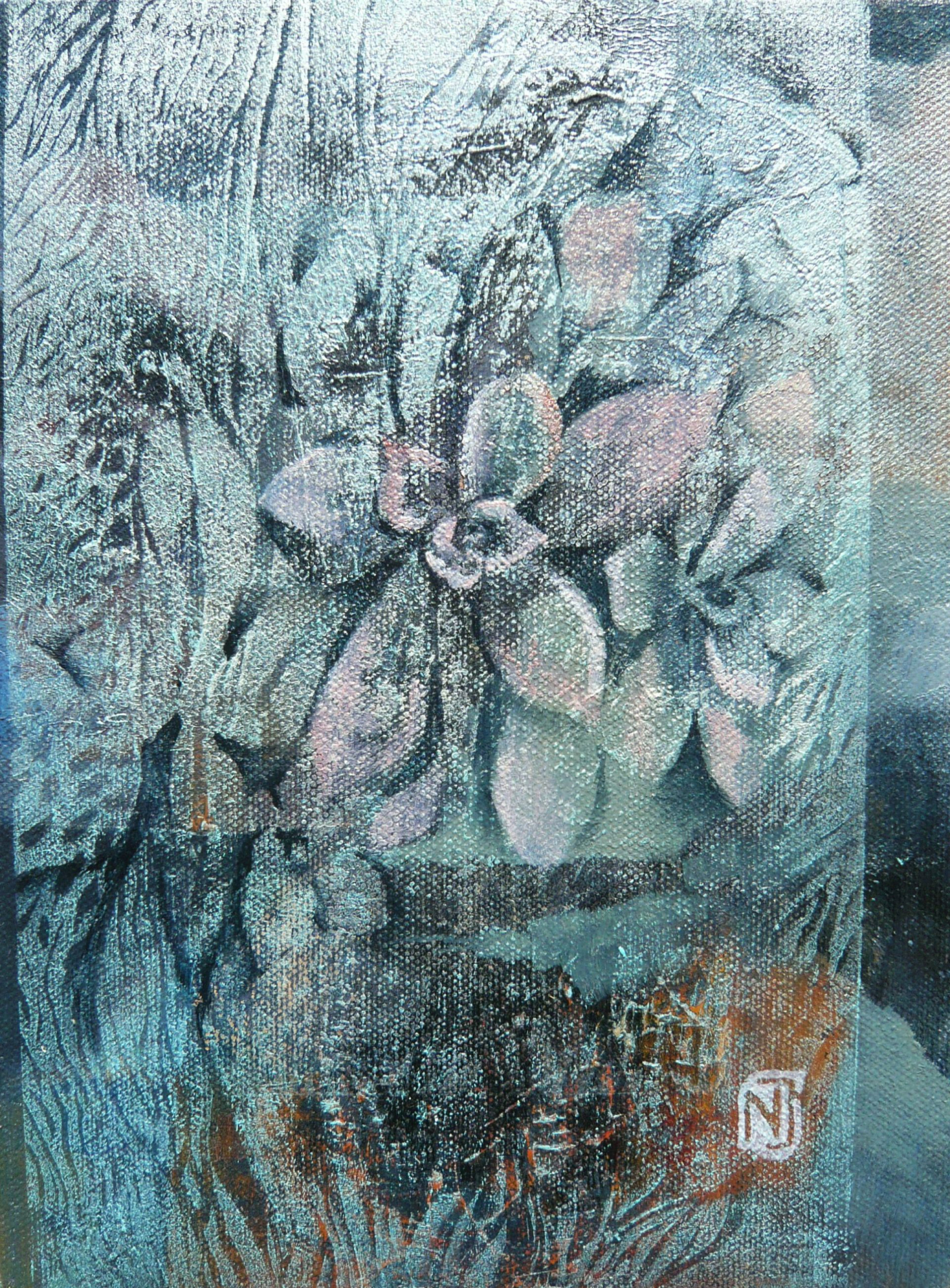 Márciusi kőrózsa 18x24 cm 2018