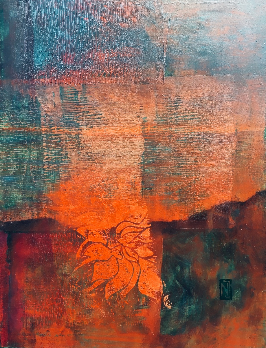 Vizek felett I. 27x35 cm 2019