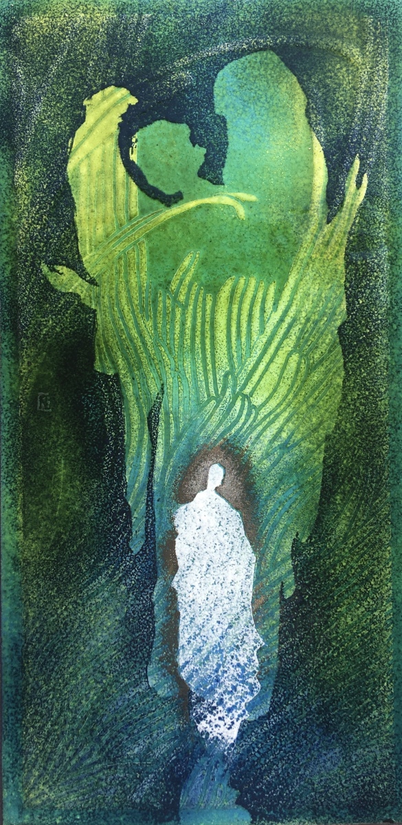 Az angyal színe előtt II. 15x30 cm 2022